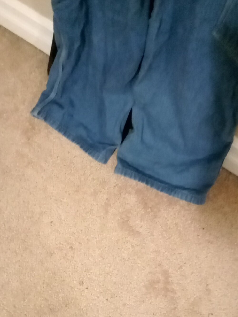 Vintage/Y2K 1912 Liberty Blue Denim Overalls with Green Trim W 21" I 29" Body 25 - Picture 12 of 13